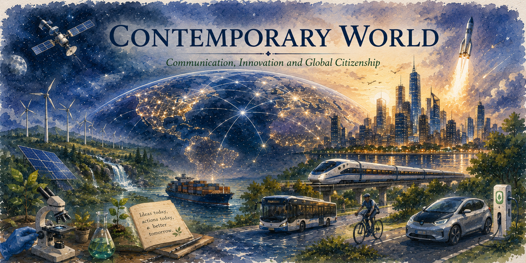 Contemporary World Banner